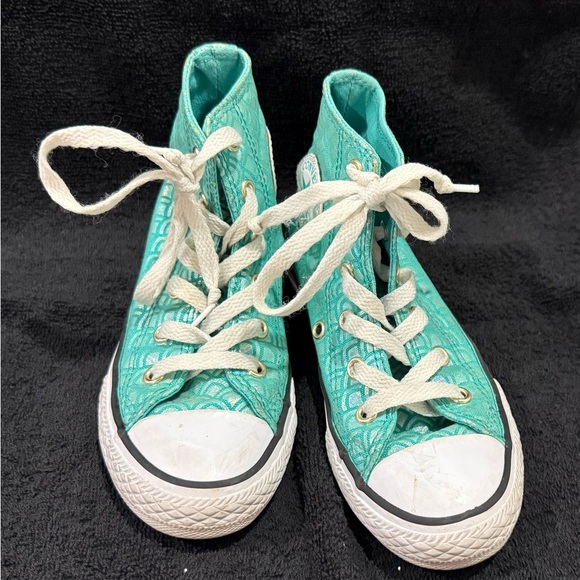 Converse Kids High-Top Sneakers - Turquoise - Picture 1 of 4